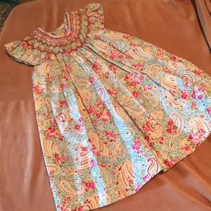 Beautiful toddlers dress/ Smocked